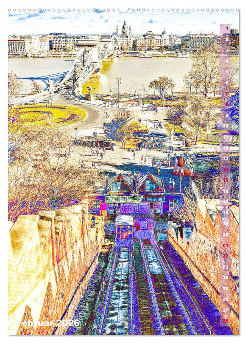 Budapest - Künstlerische Fotografie (CALVENDO Wandkalender 2026)