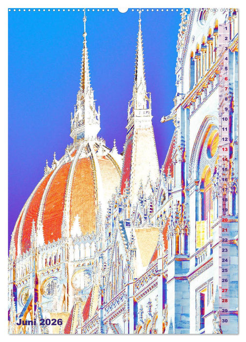 Budapest - Künstlerische Fotografie (CALVENDO Wandkalender 2026)