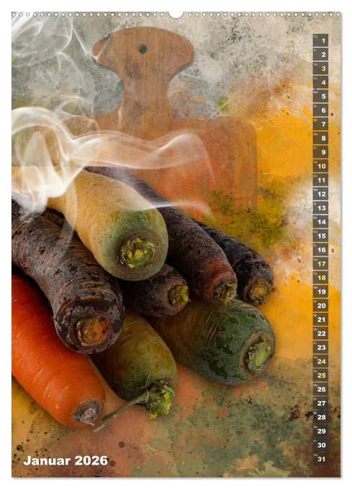 kochKUNST Verliebt in Omas Küche (CALVENDO Premium Wandkalender 2026)