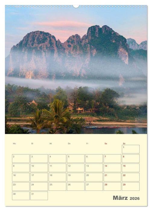 SÜDOSTASIEN - Mein URLAUBSPLANER (CALVENDO Wandkalender 2026)