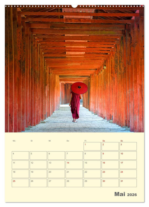 SÜDOSTASIEN - Mein URLAUBSPLANER (CALVENDO Wandkalender 2026)