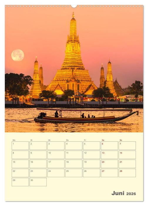 SÜDOSTASIEN - Mein URLAUBSPLANER (CALVENDO Wandkalender 2026)