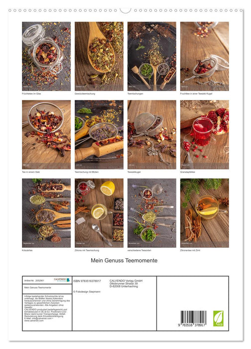 Mein Genuss Teemomente (CALVENDO Premium Wandkalender 2026)
