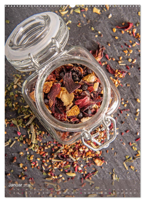 Mein Genuss Teemomente (CALVENDO Premium Wandkalender 2026)