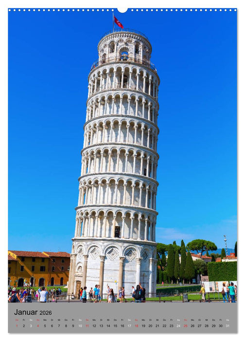 Architekturstile von der Antike bis zur Gegenwart (CALVENDO Premium Wandkalender 2026)