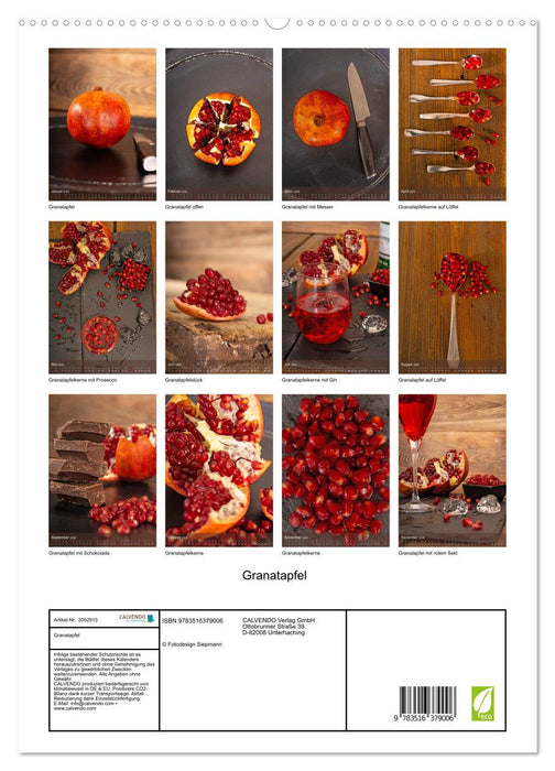 Granatapfel (CALVENDO Premium Wandkalender 2026)