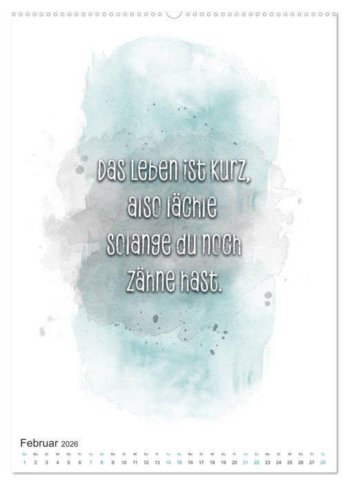 Das Alter ist nur eine Zahl (CALVENDO Wandkalender 2026)