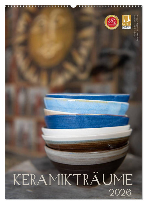 Keramikträume (CALVENDO Wandkalender 2026)