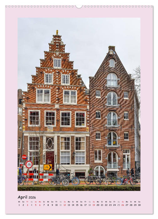 Amsterdam - Alles nur Fassade (CALVENDO Wandkalender 2026)
