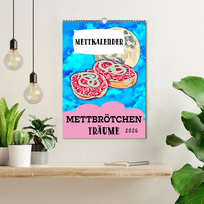 Mettbrötchen Träume - Mettkalender (CALVENDO Wandkalender 2026)