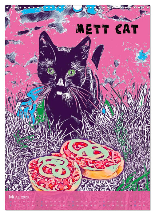 Mettbrötchen Träume - Mettkalender (CALVENDO Wandkalender 2026)