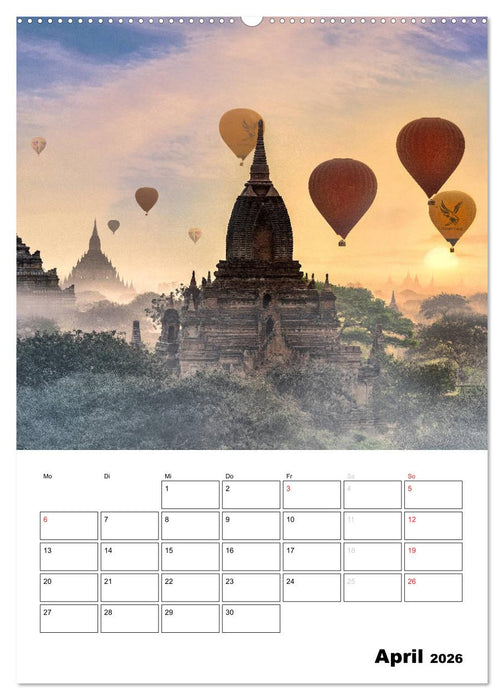 MYANMAR - Mein Urlaubsplaner (CALVENDO Wandkalender 2026)