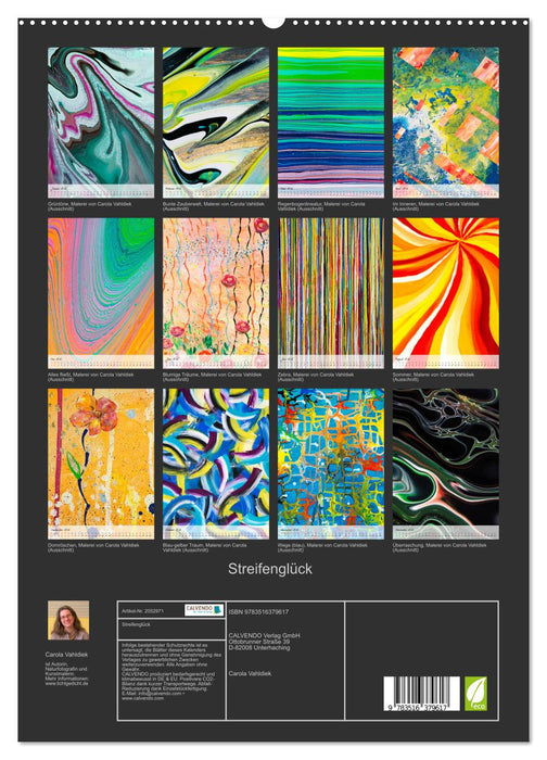Streifenglück (CALVENDO Premium Wandkalender 2026)