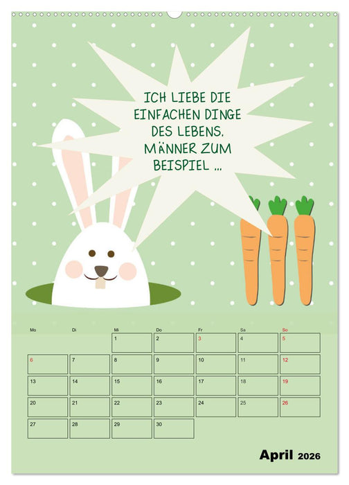 Königin über alles! Typokalender für starke Frauen (CALVENDO Wandkalender 2026)