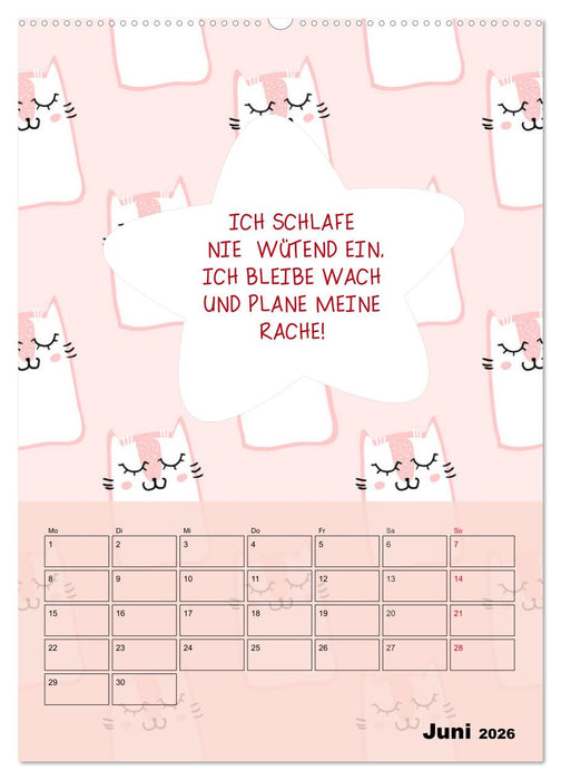 Königin über alles! Typokalender für starke Frauen (CALVENDO Wandkalender 2026)
