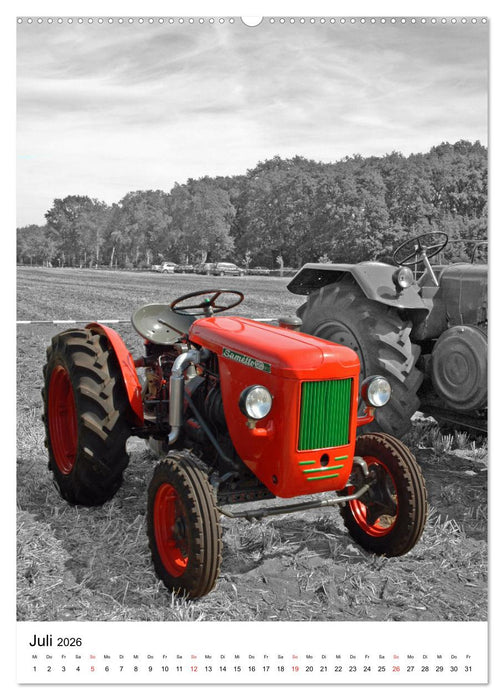 Alte Traktoren Nostalgie pur (CALVENDO Premium Wandkalender 2026)