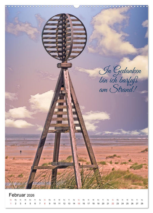 Facettenreiches Borkum (CALVENDO Premium Wandkalender 2026)