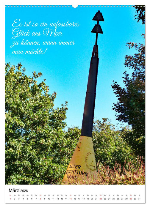 Facettenreiches Borkum (CALVENDO Premium Wandkalender 2026)