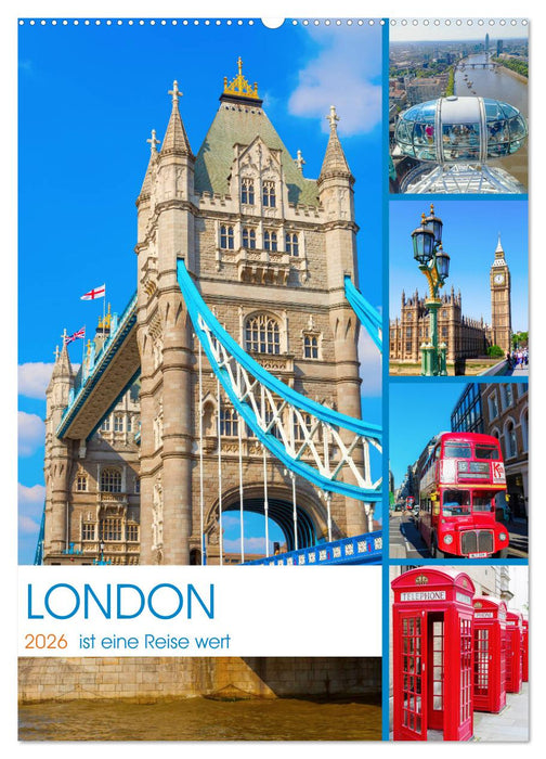 London ist eine Reise wert (CALVENDO Wandkalender 2026)