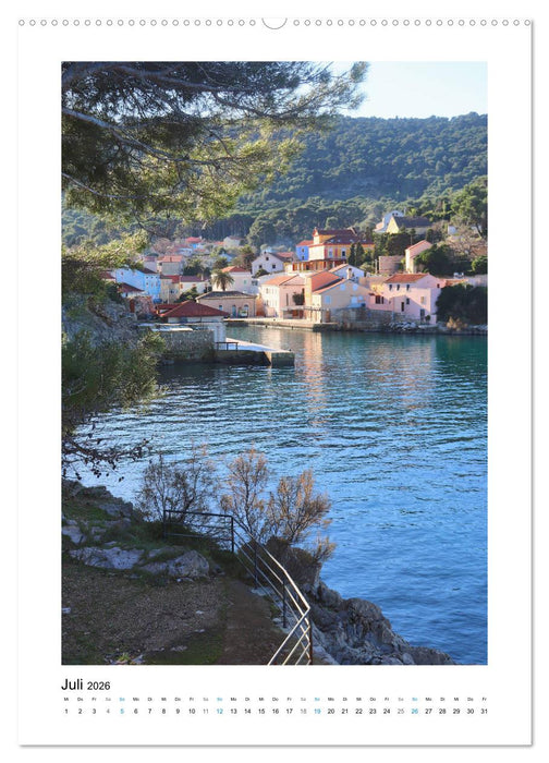 Kroatiens Inselzauber, Cres und Losinj (CALVENDO Premium Wandkalender 2026)