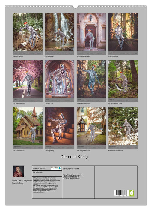 Der neue König (CALVENDO Wandkalender 2026)