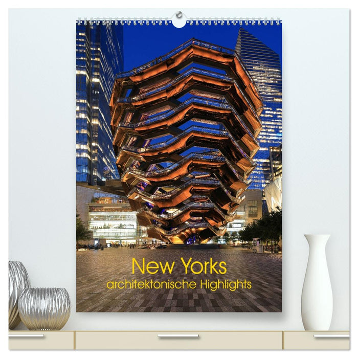 New Yorks architektonische Highlights (CALVENDO Premium Wandkalender 2026)