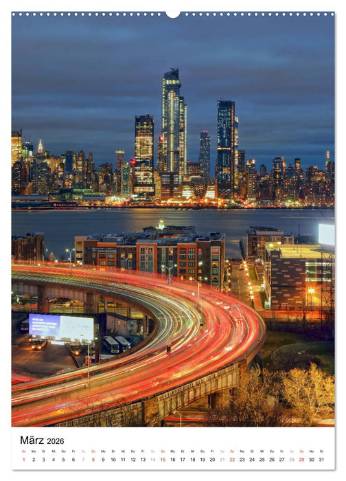 New Yorks architektonische Highlights (CALVENDO Premium Wandkalender 2026)