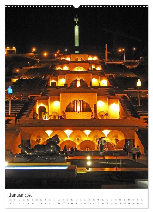 Armenien KULT.P - Kultur - Klöster - Landschaften - Seidenstraße (CALVENDO Wandkalender 2026)