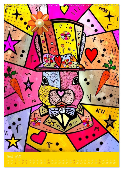 Willkommen in der Welt von Nico´s Pop Art (CALVENDO Premium Wandkalender 2026)