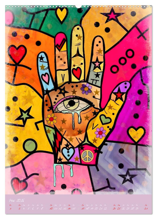 Willkommen in der Welt von Nico´s Pop Art (CALVENDO Premium Wandkalender 2026)