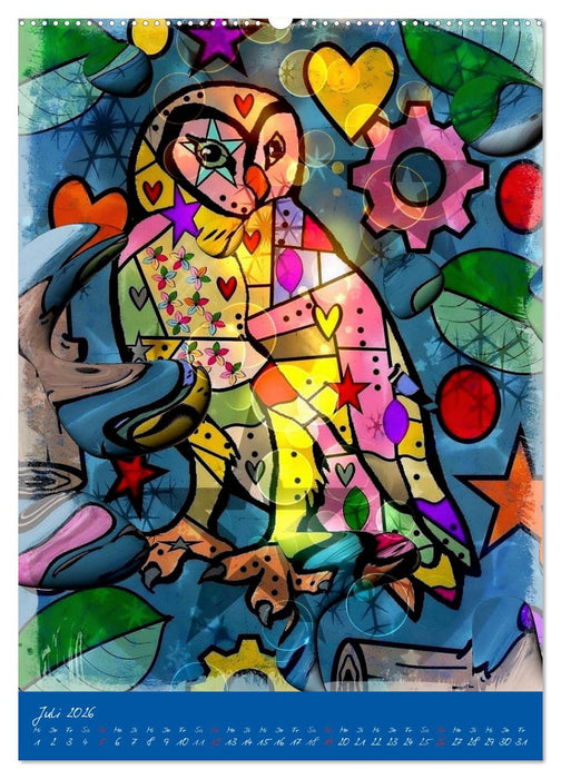 Willkommen in der Welt von Nico´s Pop Art (CALVENDO Premium Wandkalender 2026)