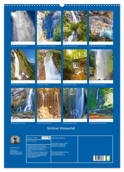 Schöner Wasserfall (CALVENDO Wandkalender 2026)