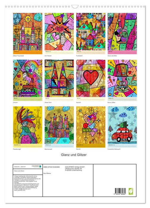 Glanz und Glitzer (CALVENDO Wandkalender 2026)
