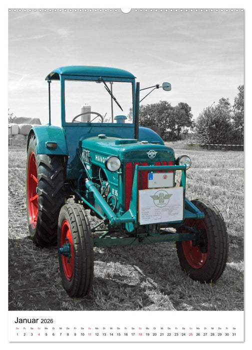 Alte Traktoren Nostalgie pur (CALVENDO Wandkalender 2026)