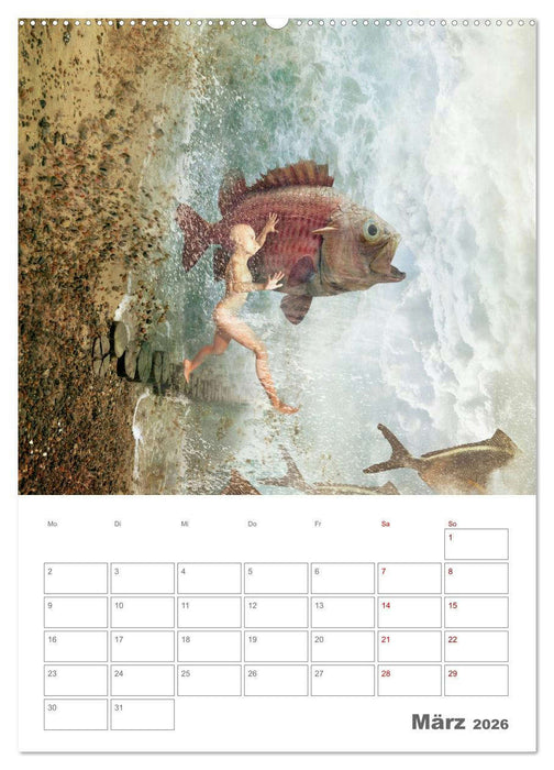 Surrealistische Reisen (CALVENDO Premium Wandkalender 2026)