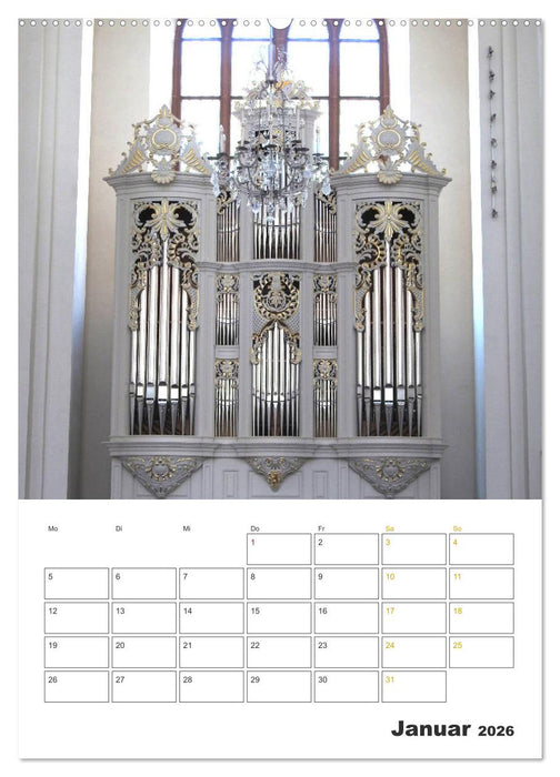 Orgeln zum Verlieben! (CALVENDO Wandkalender 2026)