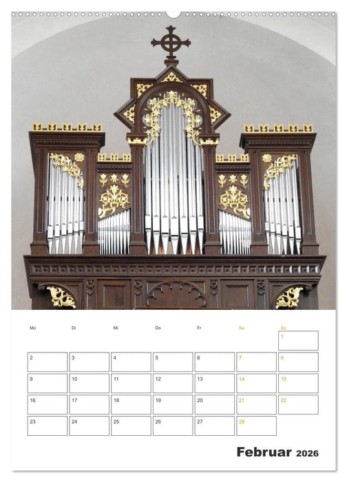 Orgeln zum Verlieben! (CALVENDO Wandkalender 2026)