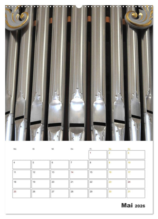 Orgeln zum Verlieben! (CALVENDO Wandkalender 2026)