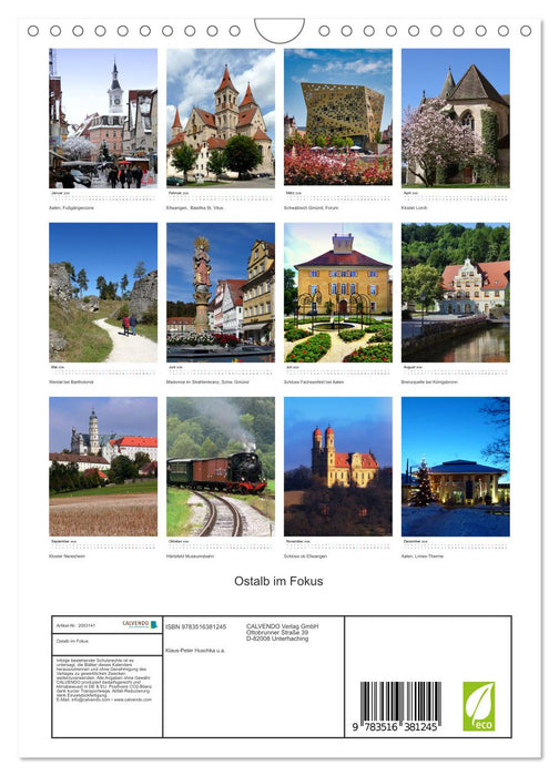 Ostalb im Fokus (CALVENDO Wandkalender 2026)