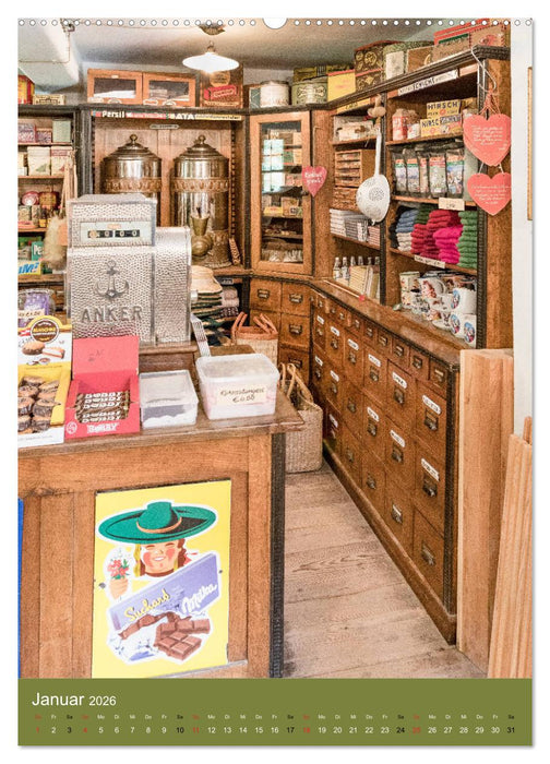 Bei Tante Emma, Supermärkte damals (CALVENDO Wandkalender 2026)