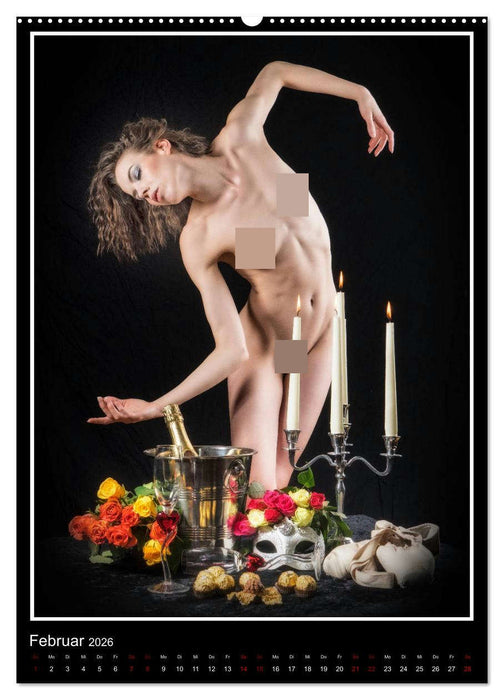 Stillleben mit Akt (CALVENDO Premium Wandkalender 2026)