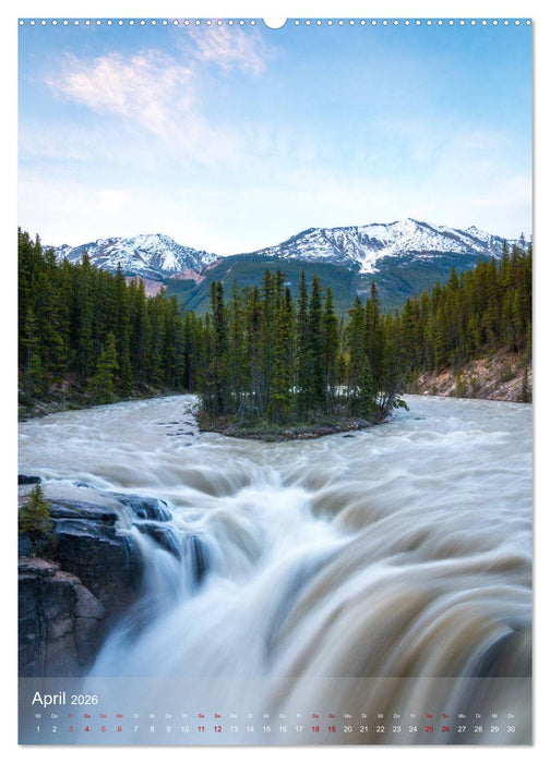 Die kanadischen Rockies (CALVENDO Premium Wandkalender 2026)