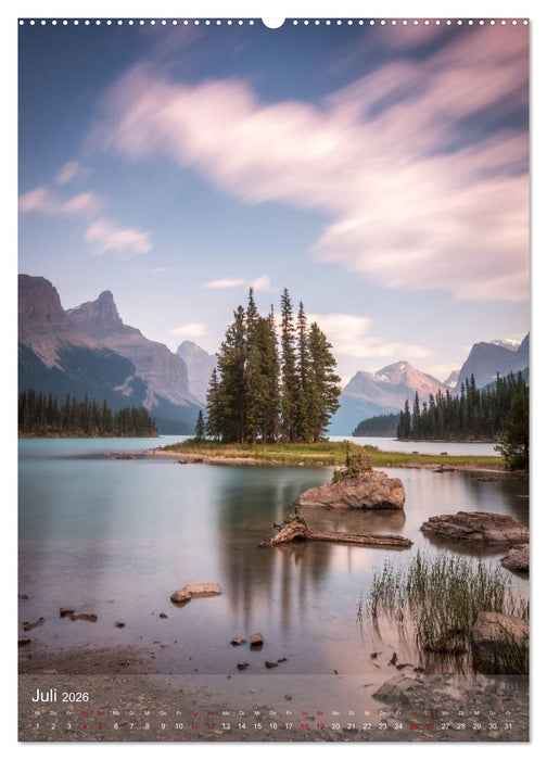 Die kanadischen Rockies (CALVENDO Premium Wandkalender 2026)