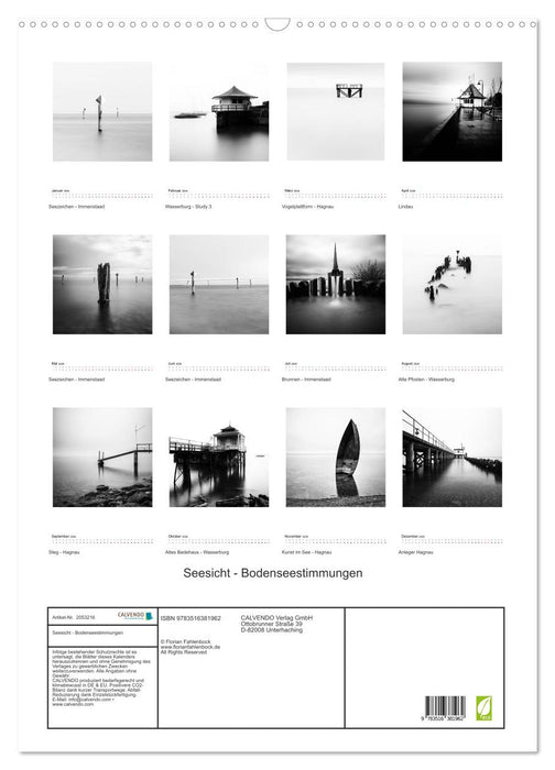 Seesicht - Bodenseestimmungen (CALVENDO Wandkalender 2026)