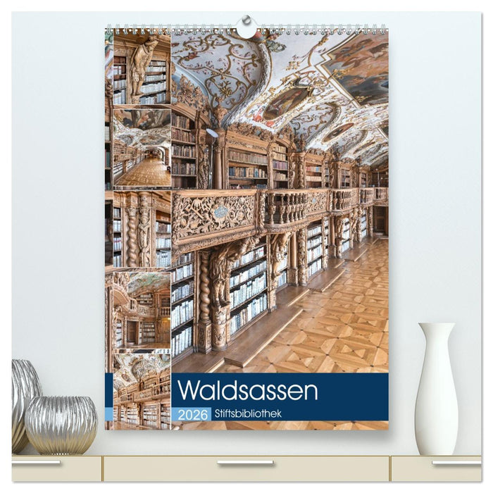 Waldsassen Stiftsbibliothek (CALVENDO Premium Wandkalender 2026)
