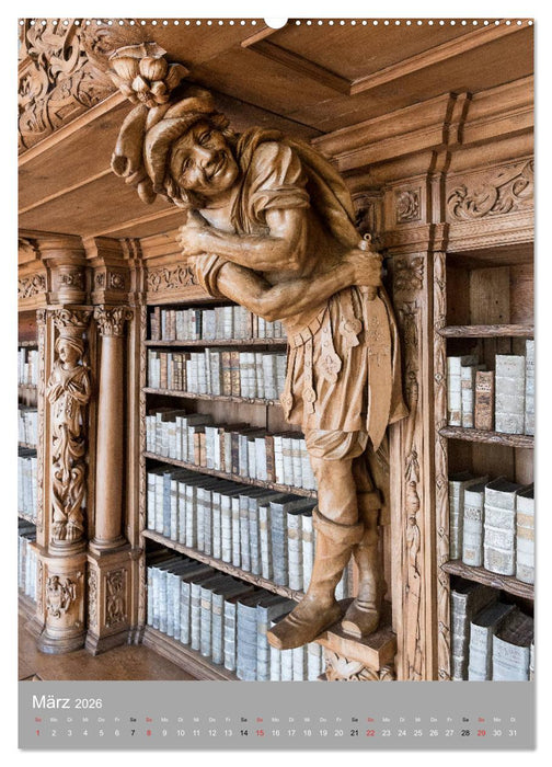 Waldsassen Stiftsbibliothek (CALVENDO Premium Wandkalender 2026)