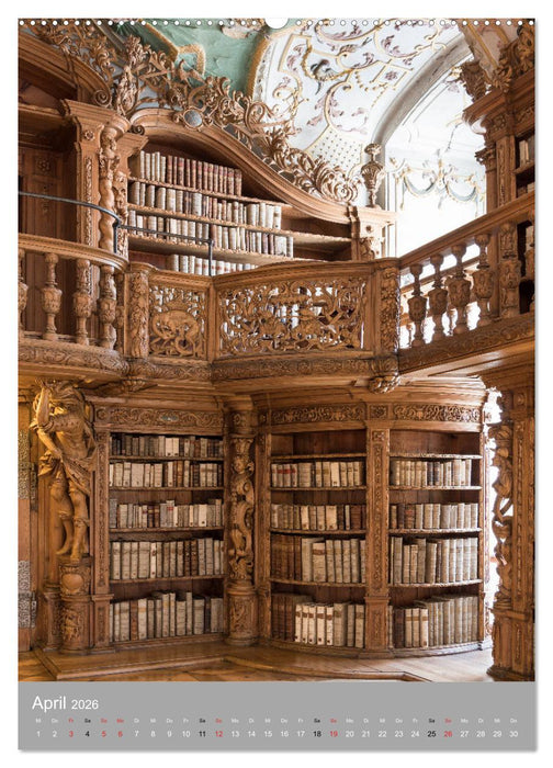Waldsassen Stiftsbibliothek (CALVENDO Premium Wandkalender 2026)