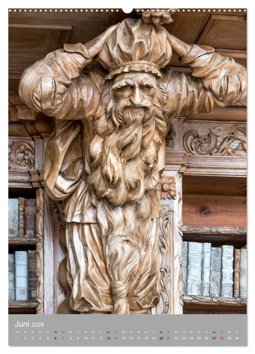 Waldsassen Stiftsbibliothek (CALVENDO Premium Wandkalender 2026)