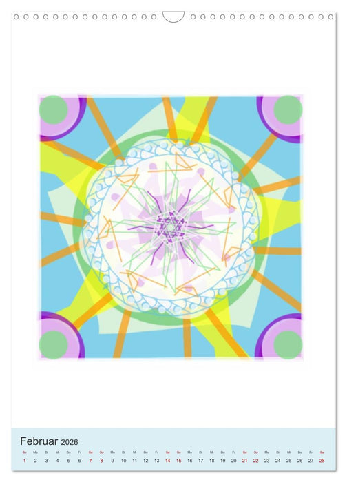Transluzent-Mandalas (CALVENDO Wandkalender 2026)