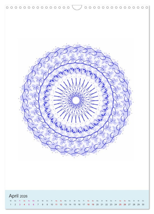 Transluzent-Mandalas (CALVENDO Wandkalender 2026)